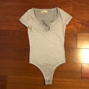 Grey bodysuit NWOT